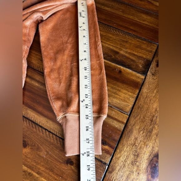 Aerie Womens Crewneck Pullover Sweater Soft Velour Oversized Side Slit Small - Picture 11 of 14